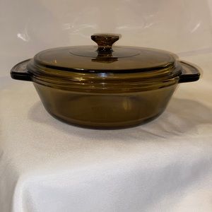 VTG Anchor Hocking Visions 1.5 Qt Casserole with Lid